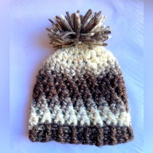 Crochet Pom Pom Beanie